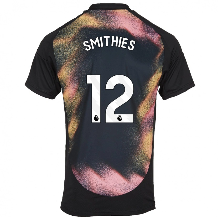 Danxen Herren Alex Smithies #12 Schwarz Weiß Auswärtstrikot Trikot 2024/25 T-Shirt