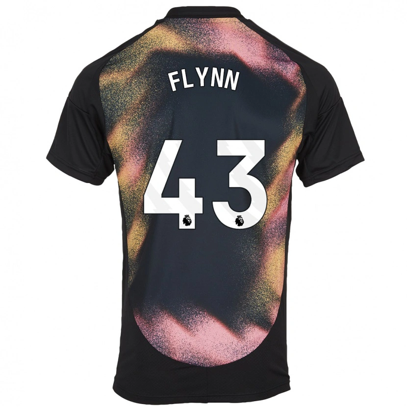 Danxen Herren Shane Flynn #43 Schwarz Weiß Auswärtstrikot Trikot 2024/25 T-Shirt