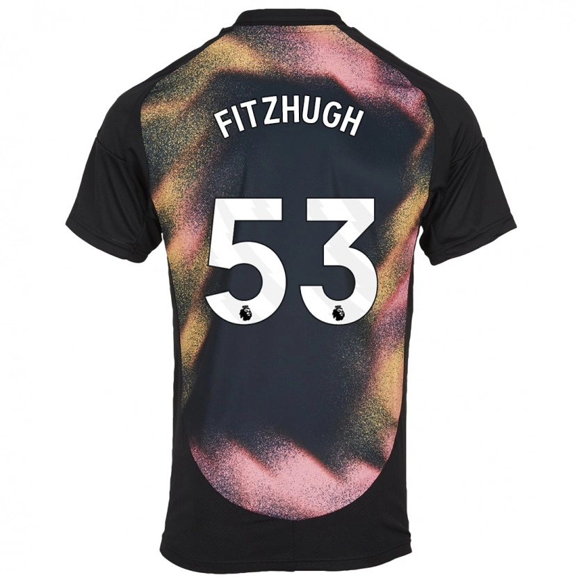 Danxen Herren Ethan Fitzhugh #53 Schwarz Weiß Auswärtstrikot Trikot 2024/25 T-Shirt