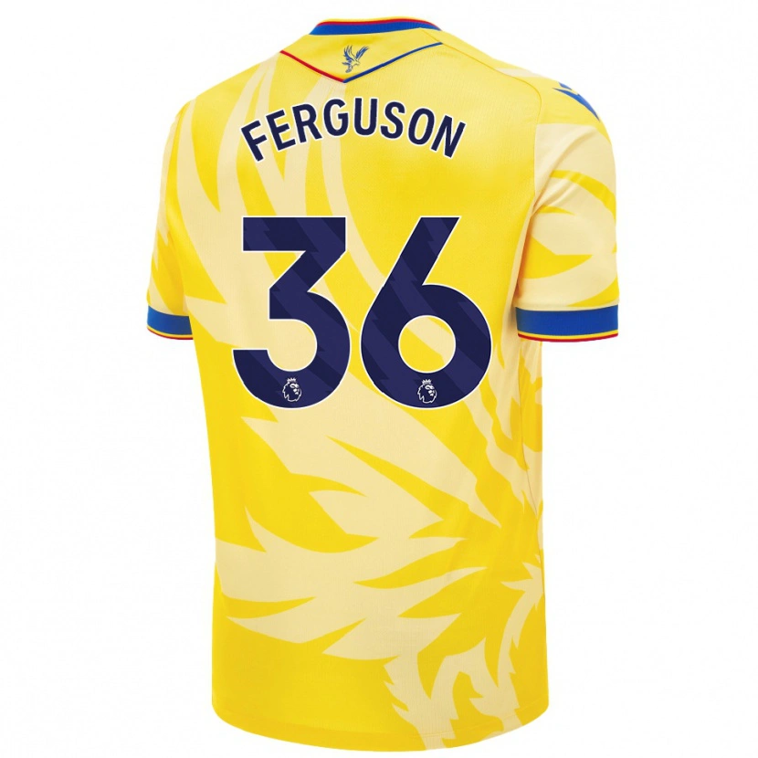 Danxen Herren Nathan Ferguson #36 Gelb Auswärtstrikot Trikot 2024/25 T-Shirt