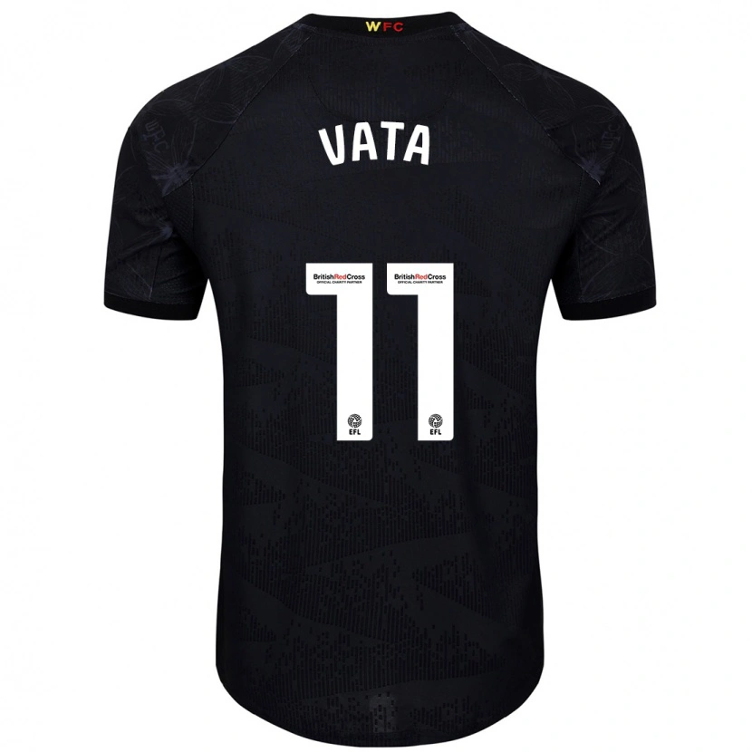 Danxen Herren Rocco Vata #11 Schwarz Weiß Auswärtstrikot Trikot 2024/25 T-Shirt