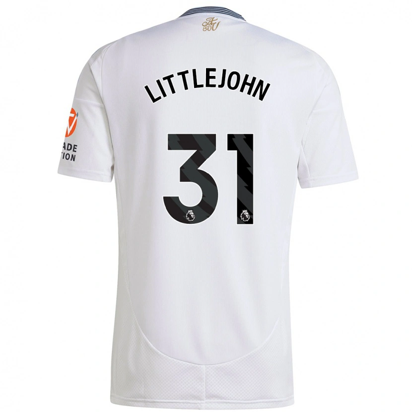 Danxen Herren Ruesha Littlejohn #31 Weiß Auswärtstrikot Trikot 2024/25 T-Shirt