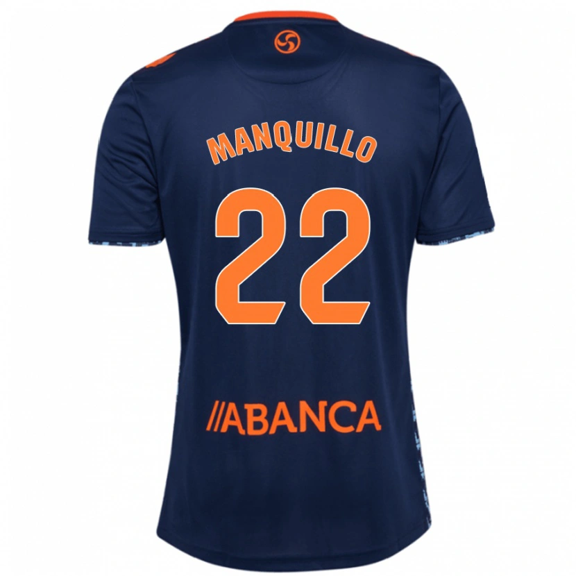 Danxen Herren Javier Manquillo #22 Marineblau Auswärtstrikot Trikot 2024/25 T-Shirt