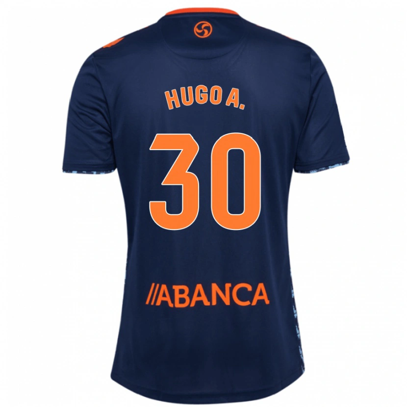 Danxen Herren Hugo Álvarez #30 Marineblau Auswärtstrikot Trikot 2024/25 T-Shirt