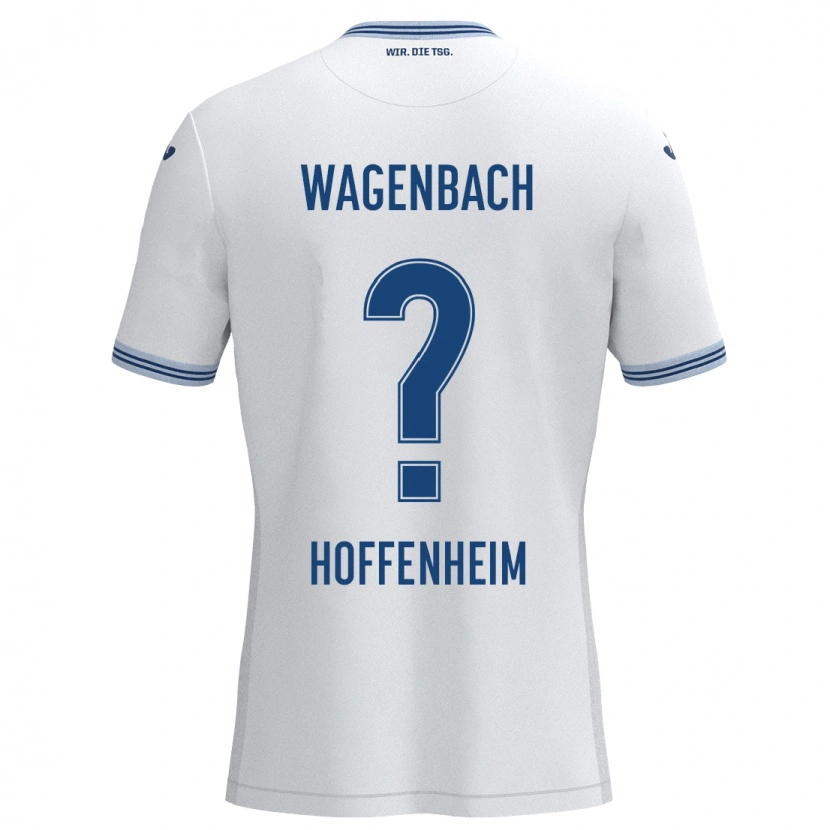 Danxen Herren Lion Wagenbach #0 Weiß Blau Auswärtstrikot Trikot 2024/25 T-Shirt