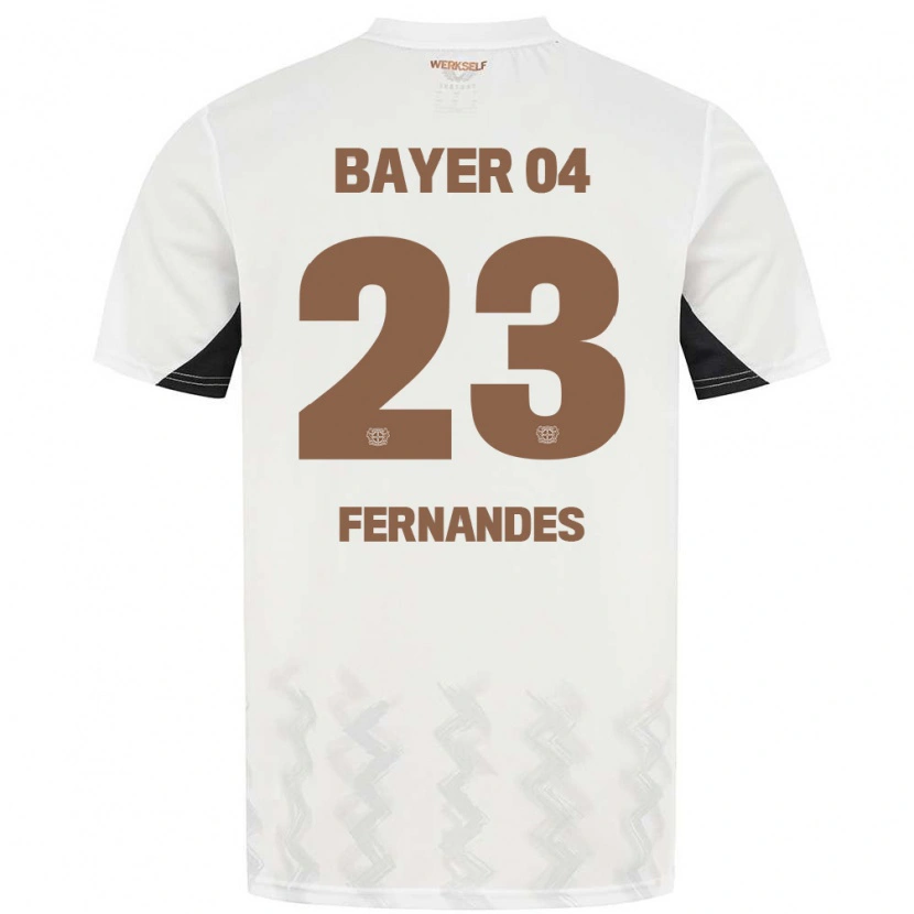 Danxen Herren Tyron Fernandes #23 Weiß Schwarz Auswärtstrikot Trikot 2024/25 T-Shirt