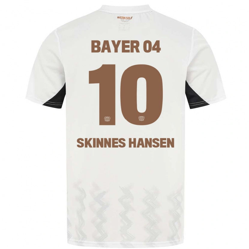 Danxen Herren Synne Skinnes Hansen #10 Weiß Schwarz Auswärtstrikot Trikot 2024/25 T-Shirt