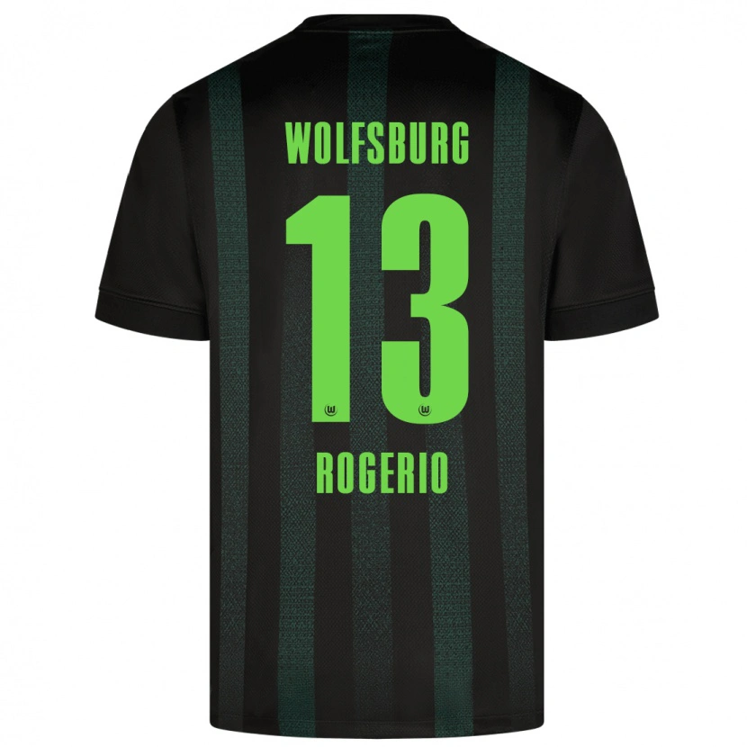 Danxen Herren Rogério #13 Dunkelgrün Auswärtstrikot Trikot 2024/25 T-Shirt