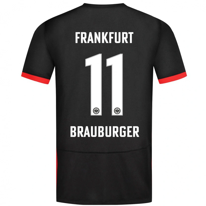 Danxen Herren Maximilian Brauburger #11 Schwarz Auswärtstrikot Trikot 2024/25 T-Shirt