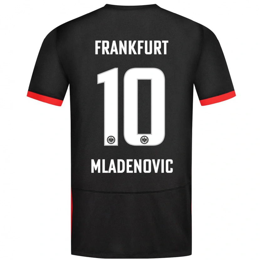 Danxen Herren Marko Mladenovic #10 Schwarz Auswärtstrikot Trikot 2024/25 T-Shirt