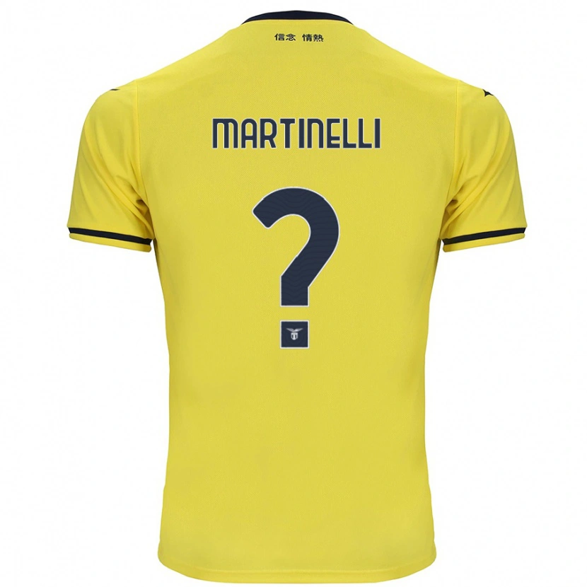 Danxen Herren Leonardo Martinelli #0 Gelb Auswärtstrikot Trikot 2024/25 T-Shirt