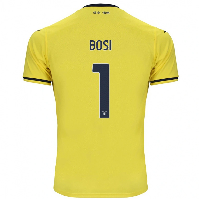 Danxen Herren Gioele Bosi #1 Gelb Auswärtstrikot Trikot 2024/25 T-Shirt