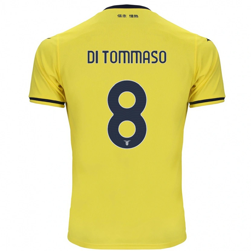 Danxen Herren Leonardo Di Tommaso #8 Gelb Auswärtstrikot Trikot 2024/25 T-Shirt