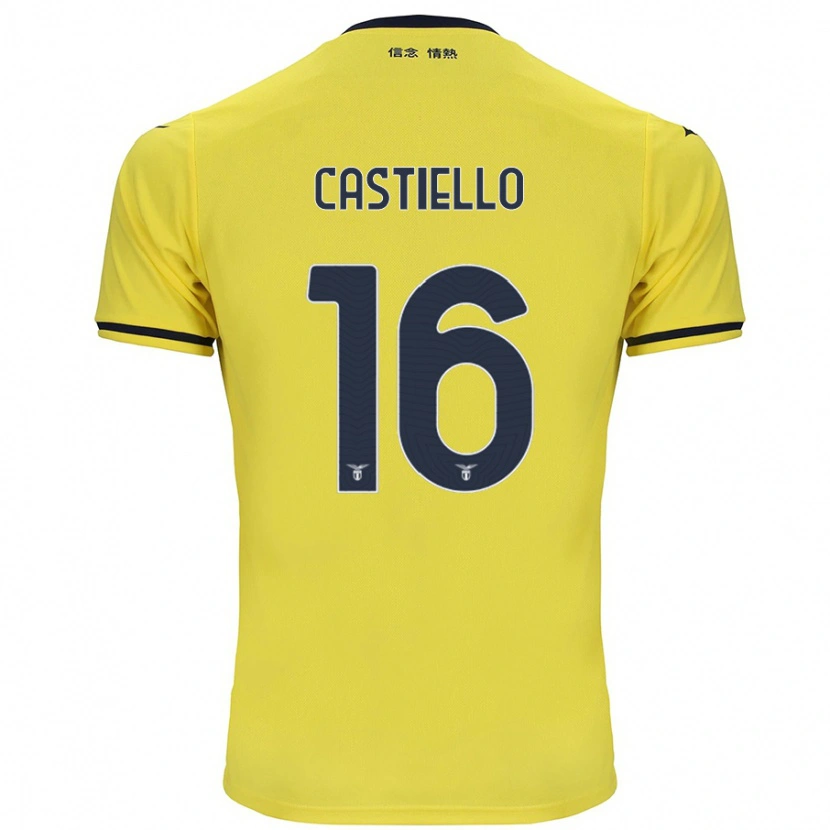 Danxen Herren Antonietta Castiello #16 Gelb Auswärtstrikot Trikot 2024/25 T-Shirt