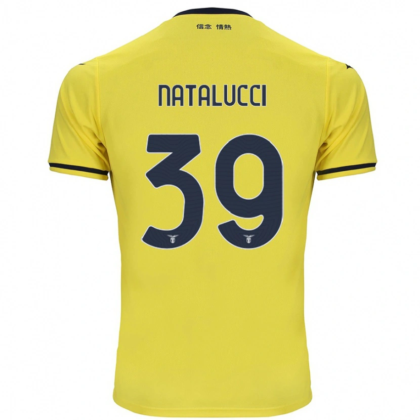 Danxen Herren Serena Natalucci #39 Gelb Auswärtstrikot Trikot 2024/25 T-Shirt