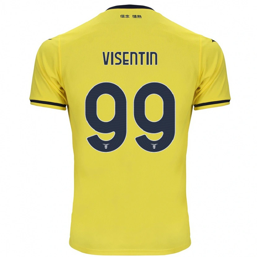 Danxen Herren Noemi Visentin #99 Gelb Auswärtstrikot Trikot 2024/25 T-Shirt