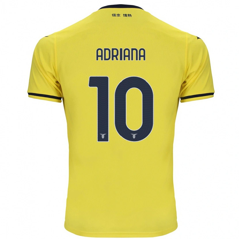 Danxen Herren Adriana Martín Santamaría #10 Gelb Auswärtstrikot Trikot 2024/25 T-Shirt