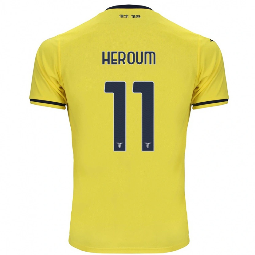 Danxen Herren Nora Heroum #11 Gelb Auswärtstrikot Trikot 2024/25 T-Shirt