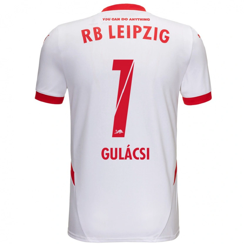 Danxen Damen Péter Gulácsi #1 Weiß Rot Heimtrikot Trikot 2024/25 T-Shirt