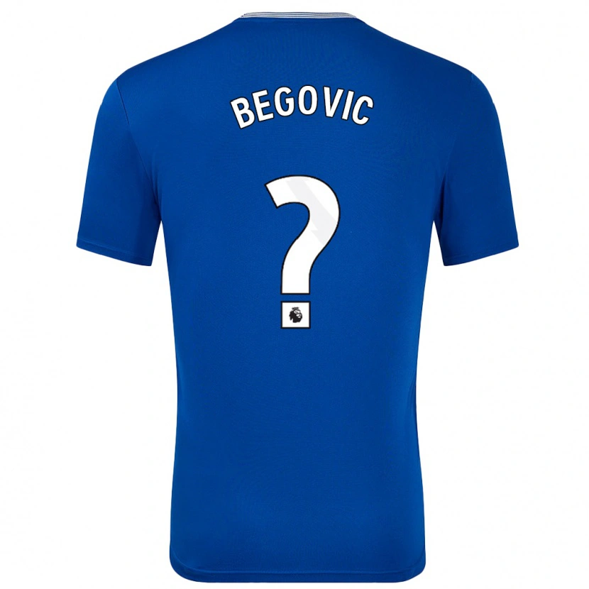 Danxen Damen Asmir Begovic #0 Blau Mit Heimtrikot Trikot 2024/25 T-Shirt