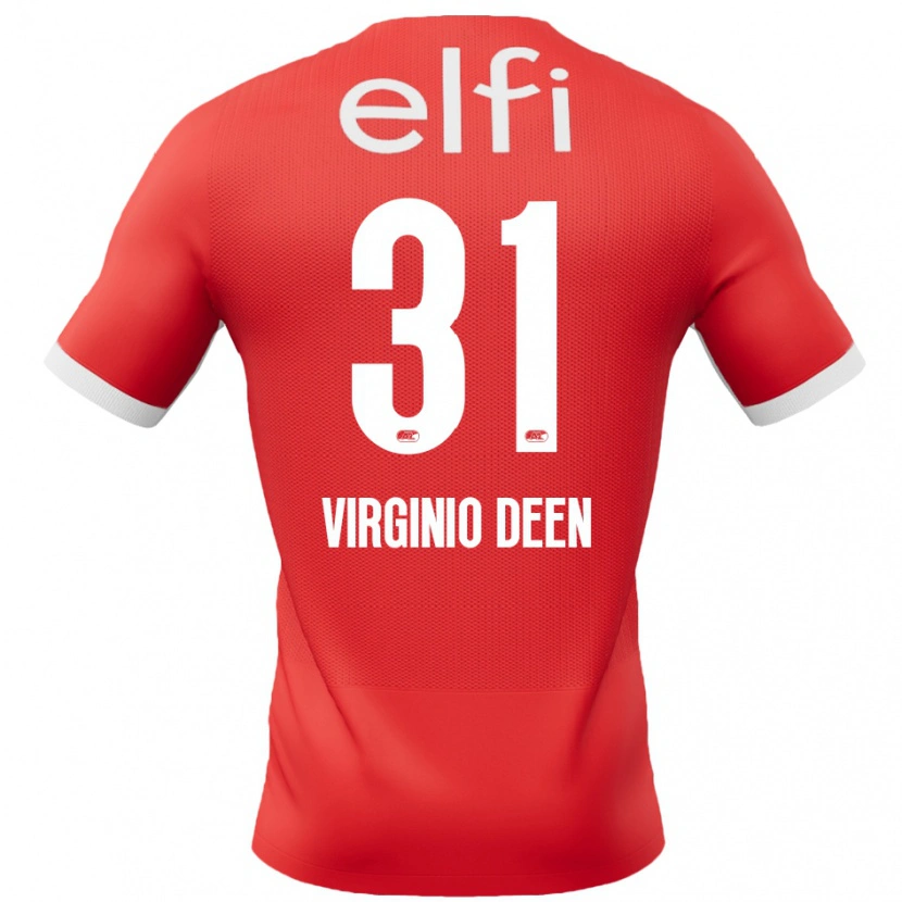 Danxen Damen Daniël Virginio Deen #31 Rot Weiß Heimtrikot Trikot 2024/25 T-Shirt