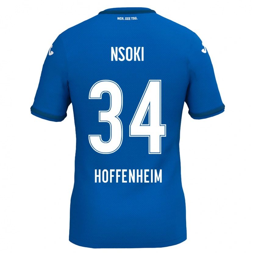 Danxen Damen Stanley Nsoki #34 Königsblau Heimtrikot Trikot 2024/25 T-Shirt