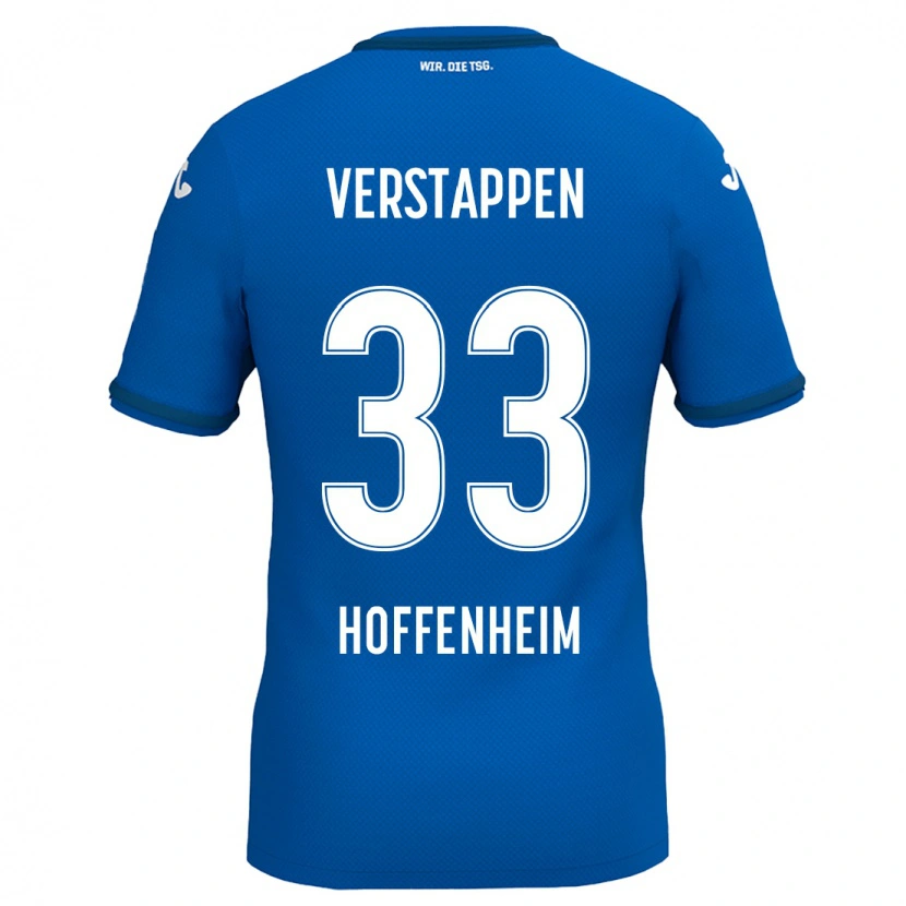 Danxen Damen Eric Verstappen #33 Königsblau Heimtrikot Trikot 2024/25 T-Shirt