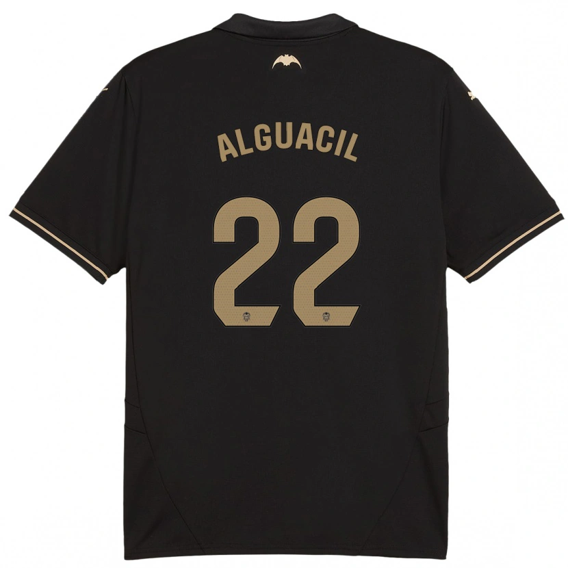 Danxen Damen Ainhoa Alguacil #22 Schwarz Auswärtstrikot Trikot 2024/25 T-Shirt