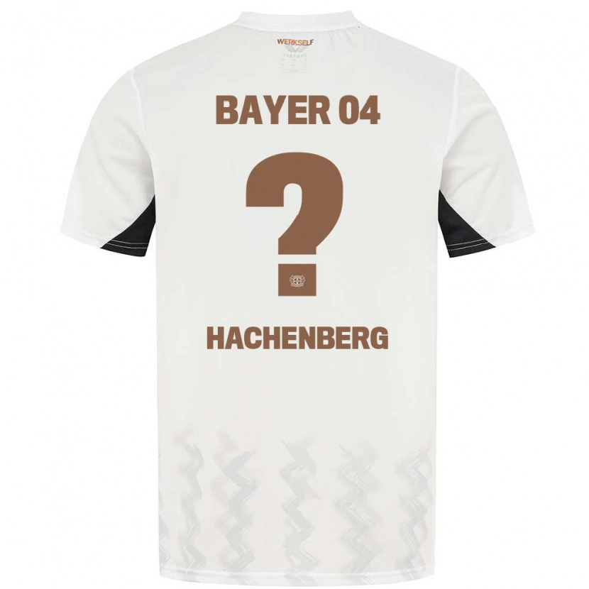 Danxen Damen Merlin Hachenberg #0 Weiß Schwarz Auswärtstrikot Trikot 2024/25 T-Shirt