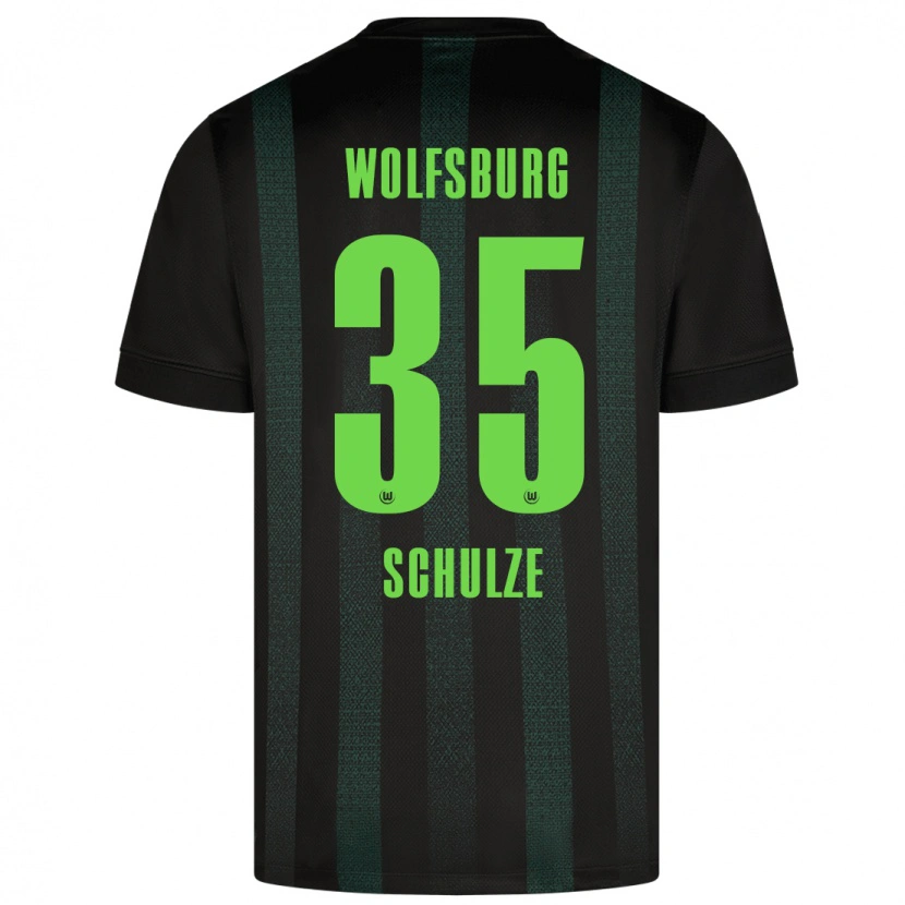 Danxen Damen Philipp Schulze #35 Dunkelgrün Auswärtstrikot Trikot 2024/25 T-Shirt