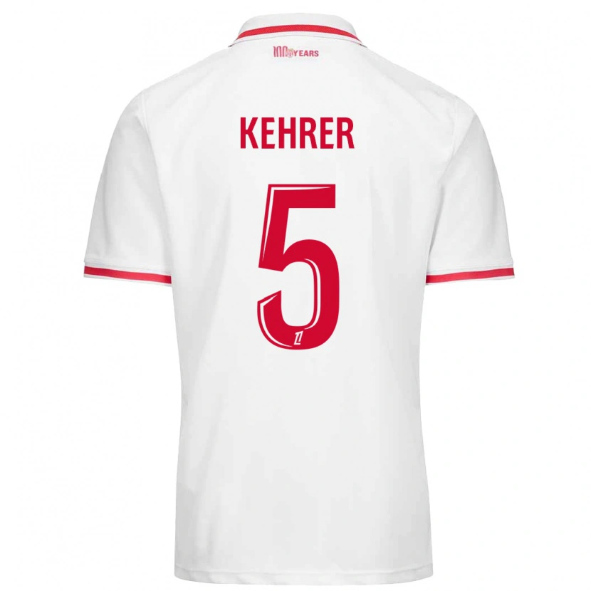 Danxen Kinder Thilo Kehrer #5 Weiß Rot Heimtrikot Trikot 2024/25 T-Shirt