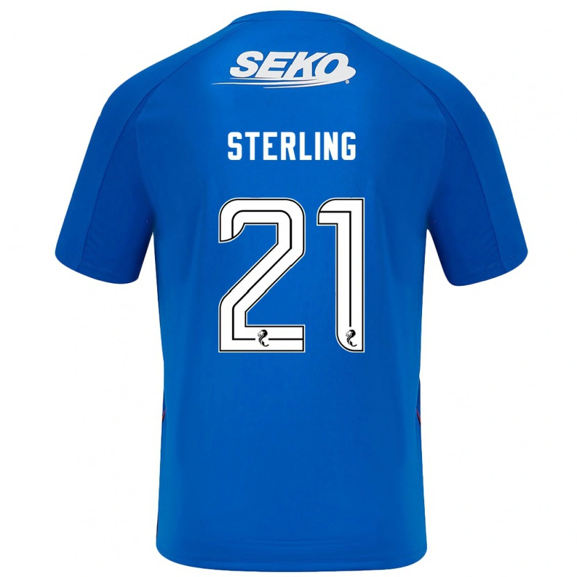 Danxen Kinder Dujon Sterling #21 Dunkelblau Heimtrikot Trikot 2024/25 T-Shirt