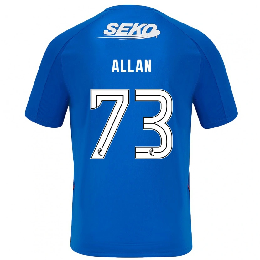 Danxen Kinder Connor Allan #73 Dunkelblau Heimtrikot Trikot 2024/25 T-Shirt