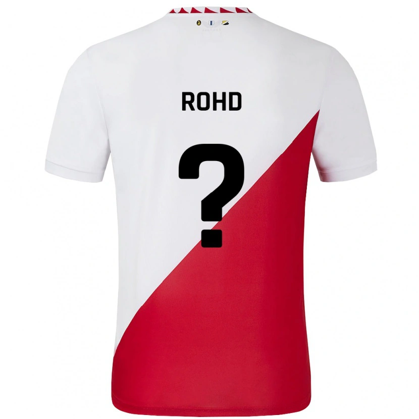 Danxen Kinder Emil Rohd #0 Weiß Rot Heimtrikot Trikot 2024/25 T-Shirt