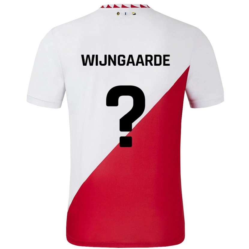 Danxen Kinder Jahrnell Wijngaarde #0 Weiß Rot Heimtrikot Trikot 2024/25 T-Shirt