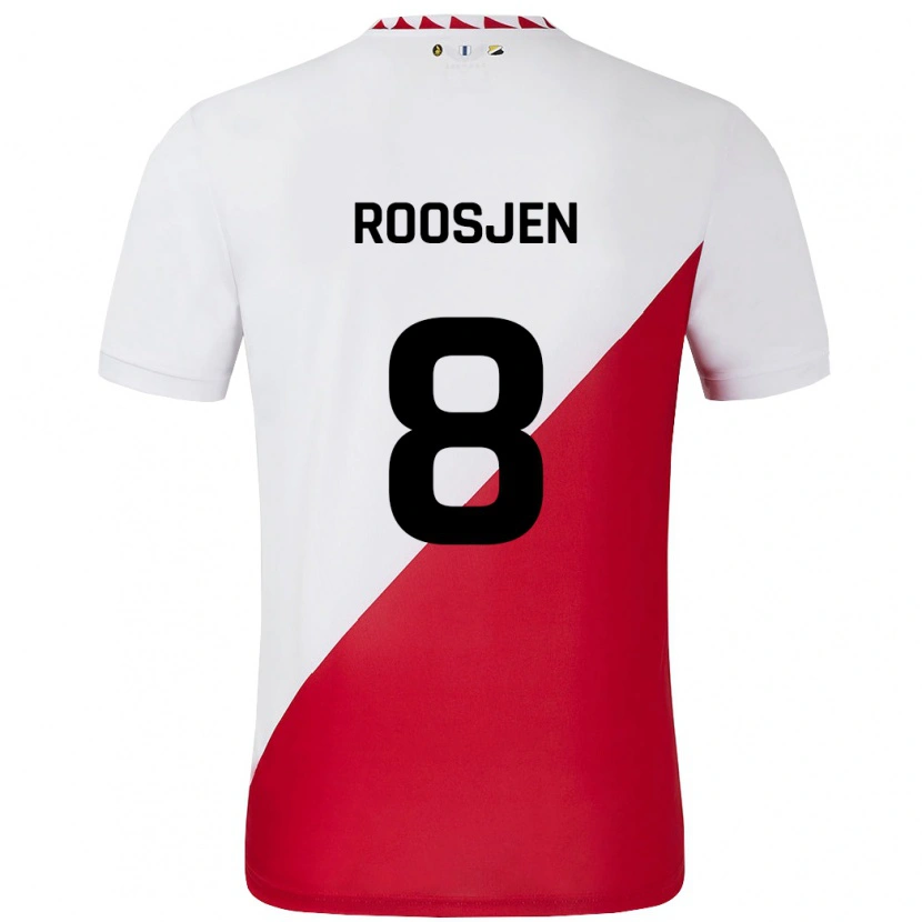 Danxen Kinder Judith Roosjen #8 Weiß Rot Heimtrikot Trikot 2024/25 T-Shirt