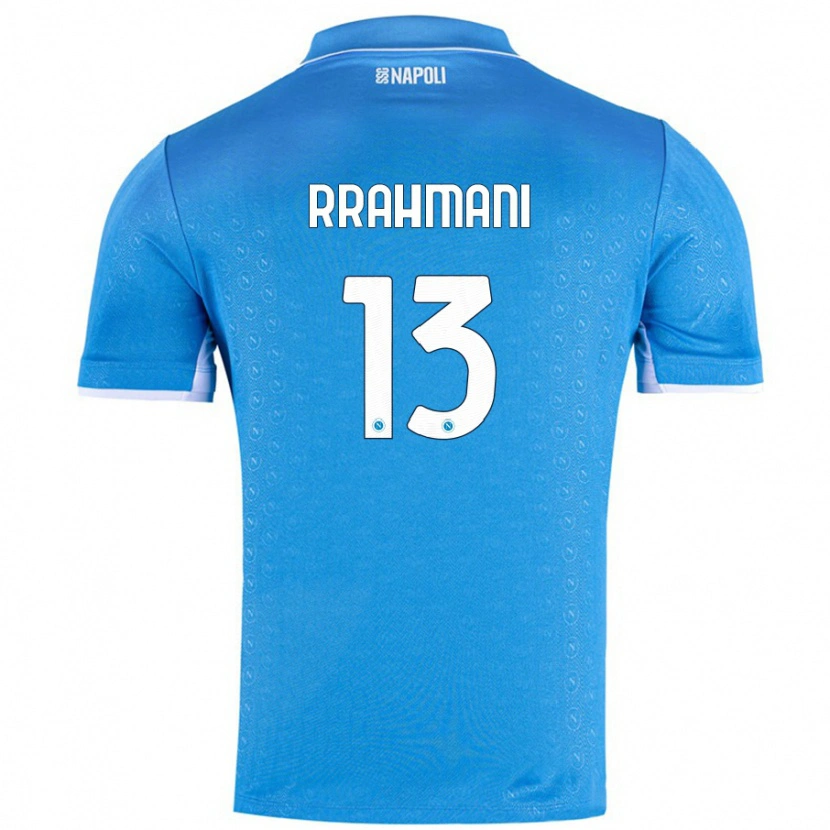 Danxen Kinder Amir Rrahmani #13 Himmelblau Heimtrikot Trikot 2024/25 T-Shirt