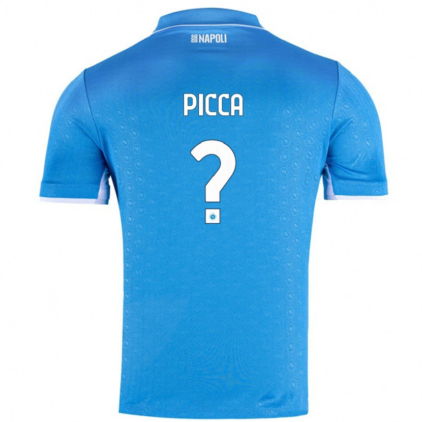 Danxen Kinder Luigi Picca #0 Himmelblau Heimtrikot Trikot 2024/25 T-Shirt