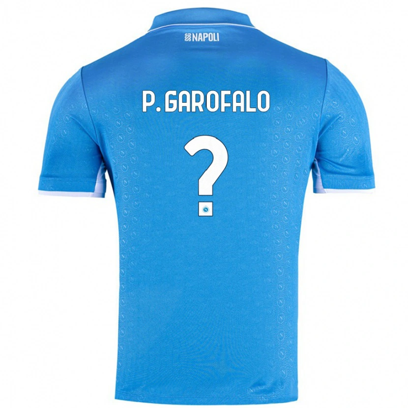 Danxen Kinder Pasquale Garofalo #0 Himmelblau Heimtrikot Trikot 2024/25 T-Shirt