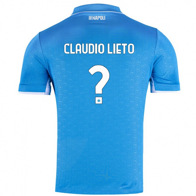 Danxen Kinder Claudio Lieto #0 Himmelblau Heimtrikot Trikot 2024/25 T-Shirt