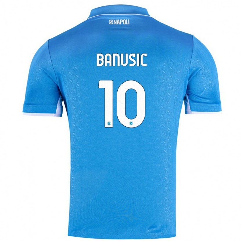 Danxen Kinder Marija Banušić #10 Himmelblau Heimtrikot Trikot 2024/25 T-Shirt