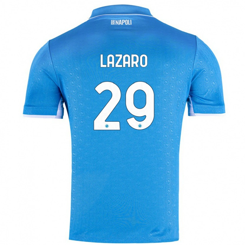 Danxen Kinder Paloma Lázaro #29 Himmelblau Heimtrikot Trikot 2024/25 T-Shirt