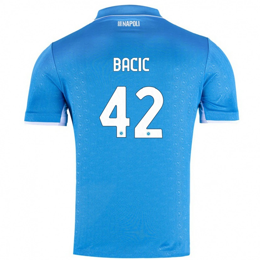 Danxen Kinder Doris Bačić #42 Himmelblau Heimtrikot Trikot 2024/25 T-Shirt