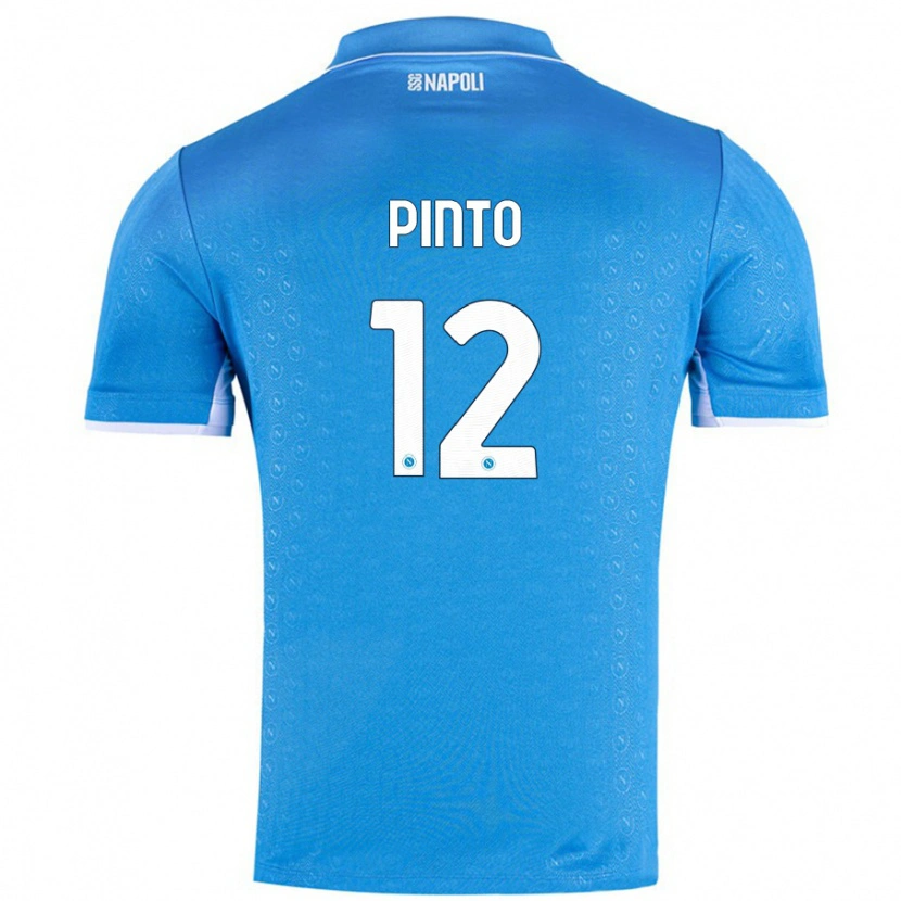 Danxen Kinder Ciro Pinto #12 Himmelblau Heimtrikot Trikot 2024/25 T-Shirt