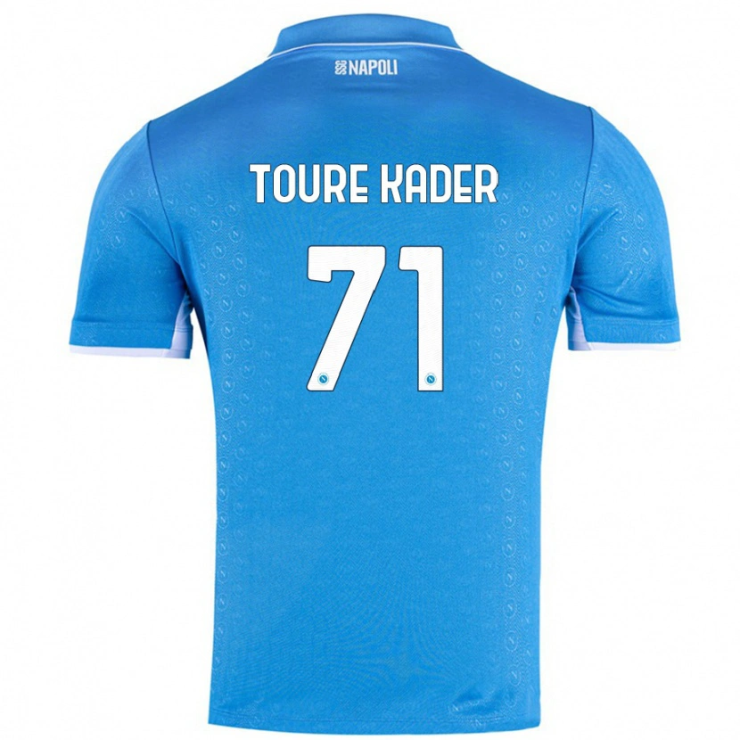 Danxen Kinder Aziz Toure Kader #71 Himmelblau Heimtrikot Trikot 2024/25 T-Shirt