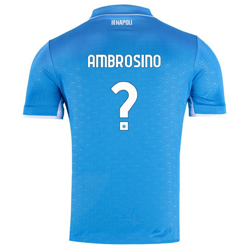 Danxen Kinder Ambrosino #0 Himmelblau Heimtrikot Trikot 2024/25 T-Shirt