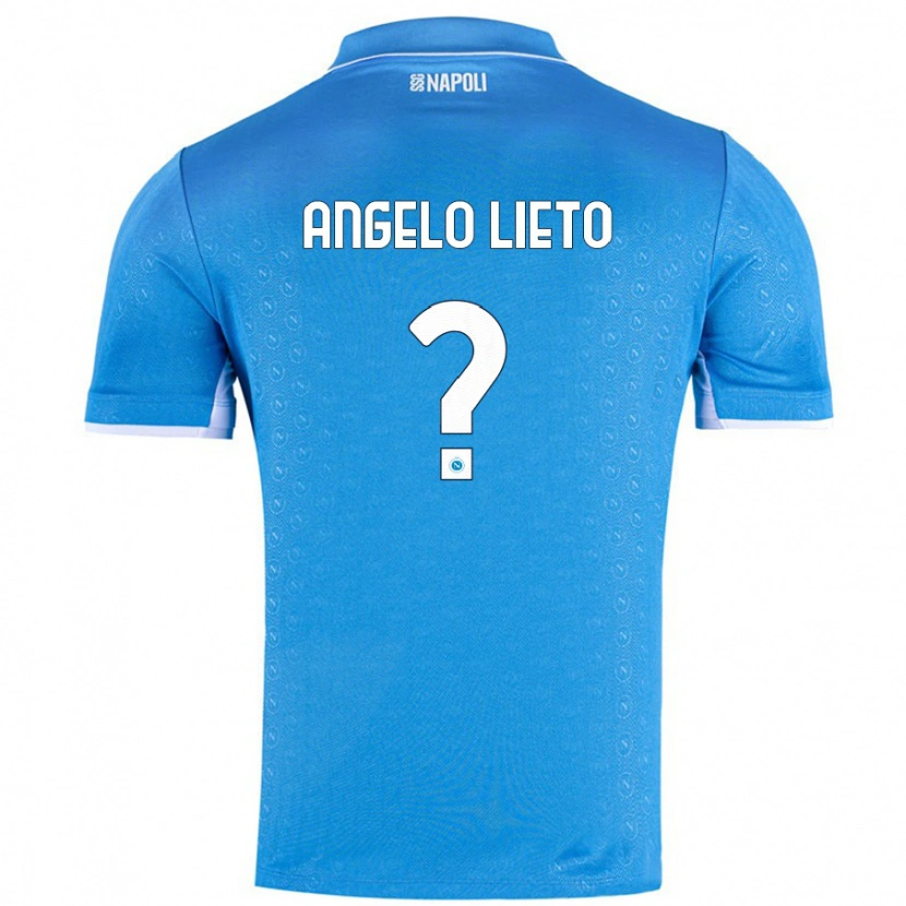 Danxen Kinder Angelo Lieto #0 Himmelblau Heimtrikot Trikot 2024/25 T-Shirt