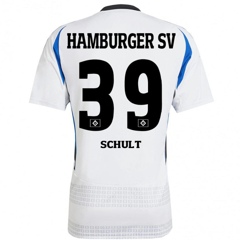 Danxen Kinder Almuth Schult #39 Weiß Blau Heimtrikot Trikot 2024/25 T-Shirt