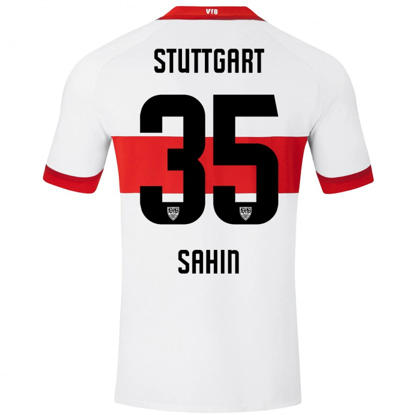 Danxen Kinder Mehmet Sahin #35 Weiß Rot Heimtrikot Trikot 2024/25 T-Shirt