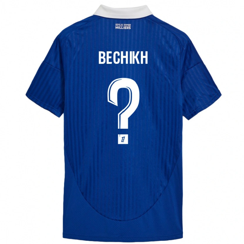 Danxen Kinder Mohamed Bechikh #0 Blau Weiß Heimtrikot Trikot 2024/25 T-Shirt